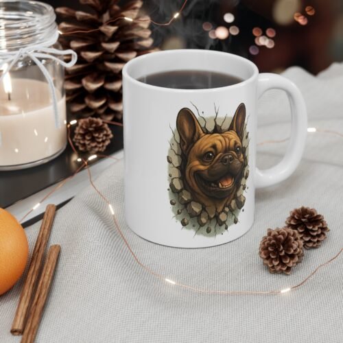 French Bulldog Coffee Mug, Funny Dog Lover Gift, Pet Owner Coffee Cup