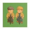 Whimsical Boys' Bicycle Canvas Art, Vintage Home Decor, Kids Room Wall Art