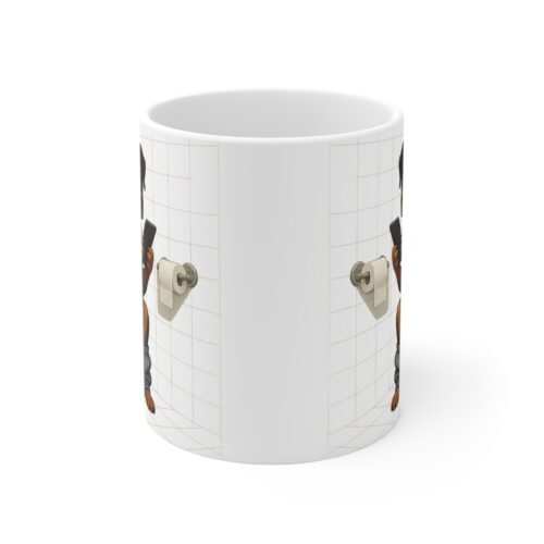 Toilet Humor Dog Coffee Cup