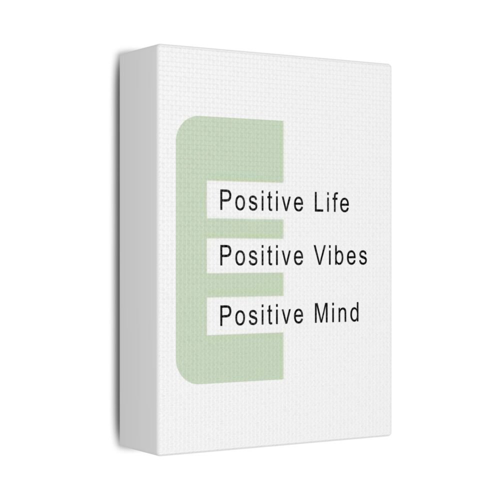 Inspirational Wall Art Canvas - Positive Life Vibes Mind, Motivational Home Decor