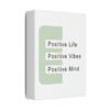 Inspirational Wall Art Canvas - Positive Life Vibes Mind, Motivational Home Decor