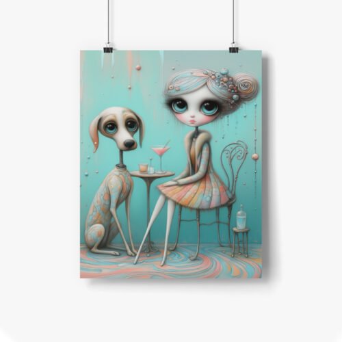 Whimsical Dog Lover Art Prints – Unique Pet-Inspired Home Gifts, Cute and Heartfelt