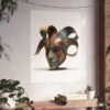 Abstract Sculpture Wall Art, Decorative Home Prints, Modern Art Posters, Unique Gift for Art Lovers, Art Decor for Living Room